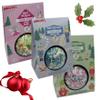 AKEDE Hot Chocolate Gift Set - Bomb Cocoa Bombe 3 X Festive Themed With Marshmallow Toppers, Peppermint Candy Canes, Christmas Jelly Pops Pack Of 9 (Milk) view 1