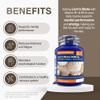 Zipvit Lions Mane Supplement 2000mg with B1, B5 & Black Pepper, 4 Months Supply, Lions Mane Mushroom 15:1 Extract, Supports Mental Performance, 120 Vegan Tablets view 3