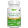 Igennus Fast Action Digestive Enzymes & Betaine HCl, 10 Vegan Enzymes with Lactase & Lipase, Clean Ingredients, Plant-Based Bromelain & Papain, for Women and Men's Gut Health, 90 Capsules view 1