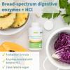 Igennus Fast Action Digestive Enzymes & Betaine HCl, 10 Vegan Enzymes with Lactase & Lipase, Clean Ingredients, Plant-Based Bromelain & Papain, for Women and Men's Gut Health, 90 Capsules view 2