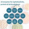 Igennus Fast Action Digestive Enzymes & Betaine HCl, 10 Vegan Enzymes with Lactase & Lipase, Clean Ingredients, Plant-Based Bromelain & Papain, for Women and Men's Gut Health, 90 Capsules view 3