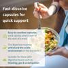 Igennus Fast Action Digestive Enzymes & Betaine HCl, 10 Vegan Enzymes with Lactase & Lipase, Clean Ingredients, Plant-Based Bromelain & Papain, for Women and Men's Gut Health, 90 Capsules view 4