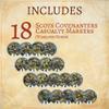 Wargames Delivered Pike & Shotte Epic Battles Scots Covenanters Casualty Markers - 18 Warlord Resin Casualty Markers, Steadfast Regiments - Action Figures by Warlord Games view 2
