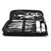 Versatile 26Pcs Stainless Steel Eyebrow Tweezers Nail Clipper Kit, Multifunctional for Home Use view 4