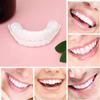 Flipped Warmth 2 Pairs Instant Veneers Snap on Veneers Teeth Dentures Fake Teeth Smile Teeth Covers False Teeth Veneers Top And Bottom Fake Teeth for Women And Men view 4