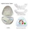 Flipped Warmth 2 Pairs Prosthesis Teeth Fake Teeth White Dentures Teeth Veneers Teeth Instant Perfect Smile Silicone Tooth False Teeth Veneers for Men Women Cover Missing Teeth view 2