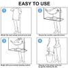 Beard Shaving Catcher Bib with Two Hooks Family's Beard Apron Adjustable Beard Shaving Cape for Shaving & Hair Clippings Keep Hair & Beard Off Clothes and Floor view 4
