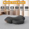 AVSMGP Neck Pillows for Pain Relief Sleeping, Cervical Neck Pillow with USB Heating, Neck Hump Correctors, Neck Spinal Decompression Pillows, Ergonomic Memory Foam Orthopedic Pillows for Beds,Gray,B view 2