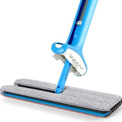 Electronics Mops Double Sided Flat Lazy Mop 360 Degrees Cleaning Mop Self-Wringing Flipping with 4pcs Microfiber Replace Cloth