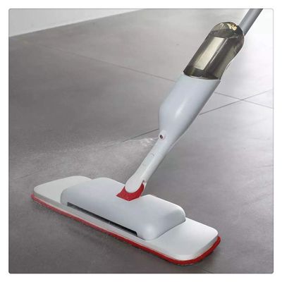 3 in 1 Spray Mop & Sweeper with Microfiber Pad Scraper Refillable Water Tank for Hardwood Ceramic Tile Floor Cleaning