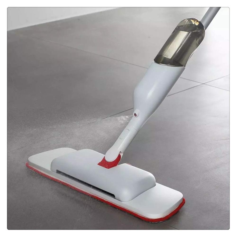 3 in 1 Spray Mop & Sweeper with Microfiber Pad Scraper Refillable Water Tank for Hardwood Ceramic Tile Floor Cleaning