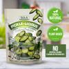 DJ & A Pickle-licious 9 x 50g Pickled Cucumbers - Ready to Eat Pickle-Flavoured Cucumber for Snack, Sandwich Filler, Radish, Salami, Sliced Ham and Dips- Zero Preservatives view 2