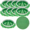 10Pcs Reusable Mop Refill Pads, Microfiber Mop Head Pads for 10-12 Inch Mop Machine Floor Mop Replacement Heads Washable Dry Wet Mop Pads for Home Kitchen Commercial Floor Cleaning view 1