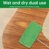 10Pcs Reusable Mop Refill Pads, Microfiber Mop Head Pads for 10-12 Inch Mop Machine Floor Mop Replacement Heads Washable Dry Wet Mop Pads for Home Kitchen Commercial Floor Cleaning view 2