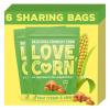 LOVE CORN Sour Cream & Chive Crunchy Corn Snack 115g x 6 Bags  Healthy Snacks Ideal for Gluten Free & Vegan Diets  Low Sugar Alternative for Crisps, Mixed Nuts & Pretzels  Perfect To Graze On view 1