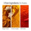 Ginger and Turmeric Shot Powder 100 Servings | Drink Supplement | Organic and Natural Ingredients No Added Sugar | Mix with Water, Juice or Tea | 100g view 2