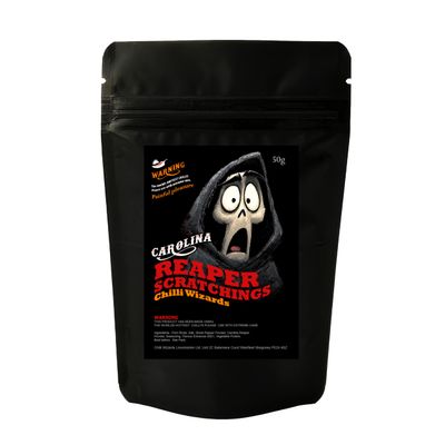 Carolina Reaper Pork Scratchings 2 x 50g Packs