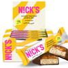 NICKS Keto Protein Bar Caramel Chocolate, 15 g Protein, 190 Calories, Low Carb Snacks No Added Sugar Gluten Free (12 x 50 g) view 1