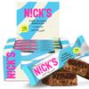 NICKS Keto Protein Bar Triple Chocolate, 15 g Protein, 209 Calories, Low Carb Snacks Without Added Sugar, Gluten Free (12 x 50 g) view 1