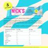 NICKS Keto Protein Bar Triple Chocolate, 15 g Protein, 209 Calories, Low Carb Snacks Without Added Sugar, Gluten Free (12 x 50 g) view 2