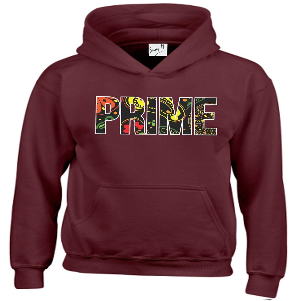 Snapit Funny Printed Prime Drink Hydration Flavour Logan Paul KSI kids Hoodies Wine