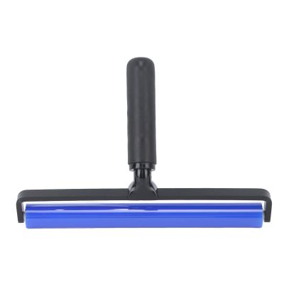 Sticky Lint Roller, Medium Dust Removal Roller, Screen Film Roller Viscosity Blue Silicone Static Dust Roller Reusable Washable Travel Dust Picker Cleaner Remover Brush for (10in)