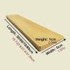 Wheelchair Ramp For Home Wooden,door Threshold Ramp 0.4-2.0inches (1 - 5 Cm),Portable Lightweight Threshold Ramp School Mobility Aid Entrance Hospital For Wheelchair,Scooter ( Size : 80*5*1CM ) view 2