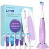 FUMEIKANG Kids Electric Toothbrushes Sonic Tooth Brush for Boys and Grils Power Toothbrush 3 4 5 6 7 8 9 10 11 12 (Purple) view 1