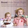 FUMEIKANG Kids Electric Toothbrushes Sonic Tooth Brush for Boys and Grils Power Toothbrush 3 4 5 6 7 8 9 10 11 12 (Purple) view 2