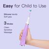 FUMEIKANG Kids Electric Toothbrushes Sonic Tooth Brush for Boys and Grils Power Toothbrush 3 4 5 6 7 8 9 10 11 12 (Purple) view 3