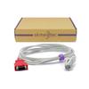 skmeditec Compatible with Masimo SpO2 Sensor Direct-Connect Probe, 9.8 FT Vet Clip Cable with 20 Pins Red Connector, Replacement Cord with Chip view 1