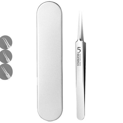 Tweezers, Tweezers for Blackheads, Precision Pimple Popper Tool Kit (Straight Clip)