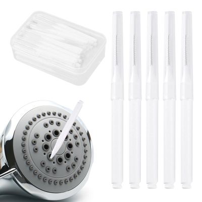 40Pcs/Box Mini Cleaning Brush for Shower Head, Deep Detail Brushes Shower Hole Cleaner, Anti Clogging Crevice Cleaning Brush for Shower Head, Phone Hole, Cosmetic Bottle Hole, Tooth Scaler, Keyboards