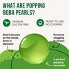 INSPIRE FOOD Bubble Tea Pearl Set - 4-Pack Popping Boba Fruit Pearls | Strawberry, Mango, Green Apple, Blueberry | Tapioca Pearls 100% vegan and gluten-free, without artificial colorings, 100g each view 4