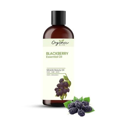 Organic Bliss BlackBerry Essential Oil 100% Pure and Natural Therapeutic Grade Essential Oil for Hair Skin Care, Relief from Stress,Anxiety and Aromatherapy (50 ML)