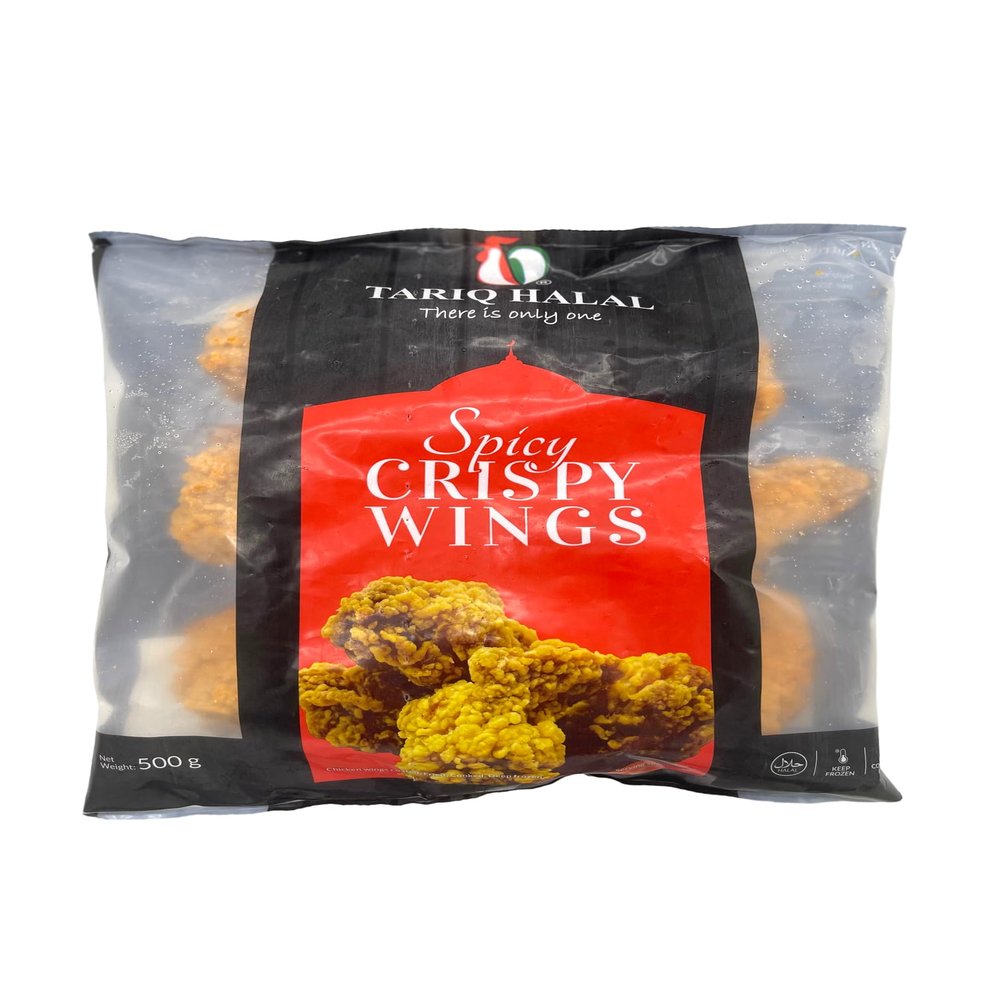 Tariq Halal Spicy Crispy Wings (7 x 500g) BOX