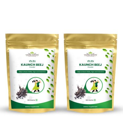 VedikRoots Kaunch Beej Powder - Tap Into The Power Of Ayurveda For Increased Strength And Stamina (200g)