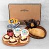 Cornish Pasty & Cream Tea Hamper | Authentic Cornwall Food Gift Box with Steak Pasty, Scones, Clotted Cream, Jam, Tea & Biscuits | Luxury Pasty Gift For Him, Her, Couples, Christmas, Birthdays view 1