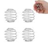BETUFIARY 4 Pcs 2.1-Inch Large Size Shaker Balls for Protein Shakes,Milkshake and Salad Dressing,Stainless Steel Shaker Ball,Blender Ball Replacement view 1