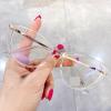 PARWANA Stylish Anti Eyestrain Reading Glasses Women Blue Light Blocking Cat-Eye Computer Readers Eyewear Flat Light Mirror (Color : Clear-white, Size : +150) view 1