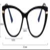 PARWANA Stylish Anti Eyestrain Reading Glasses Women Blue Light Blocking Cat-Eye Computer Readers Eyewear Flat Light Mirror (Color : Clear-white, Size : +150) view 2