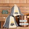 Sauna Guru Sauna Hat 'Sauna King' White - 100% Organic Wool Felt Hats for Russian Banya - Protect Your Head from Heat - English Sauna eBook Guide Included - with Embroidery view 4