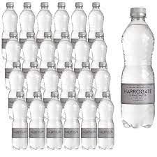 Harrogate Sparkling Water - 24x500ml Bottles | Natural Effervescence | Crisp & Pure Carbonation | Stay Hydrated with Natural Refreshment | Pristine Mineral Springs Taste | UK's Harrogate Springs