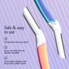 Billie - Dermaplane Starter Kit - Reusable Handle + 3 Refill Blades - Remove Facial Hair + Perfectly Shape Brows - Dermatologist-Approved - WaterPark view 4