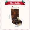 18" Christmas Sto cking Gift Decoration Bag Pouch for Party New Year Eve Christmas Coffee Cup and Coffee Beans view 3