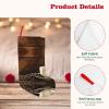 18" Christmas Sto cking Gift Decoration Bag Pouch for Party New Year Eve Christmas Coffee Cup and Coffee Beans view 4