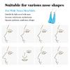 jieri Nose Shaper Lifter Clip, Silicone Beauty Up Lifting Soft Safety Pain-Free Silicone Nose Corrector, Bridge Straightener Shrinker for Wide Noses Men Girls view 4