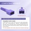 12PCS skmeditec Disposable SpO2 Sensor Cable Compatible with Nellcor Oximax, 3.2 FT Foam Tape Probe with 9 Pins Connector with Chip view 2