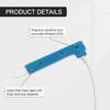 12PCS skmeditec Disposable SpO2 Sensor Cable Compatible with Nellcor Oximax, 3.2 FT Foam Tape Probe with 9 Pins Connector with Chip view 3