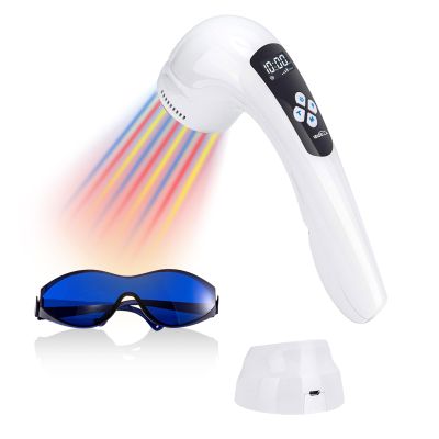 VENDELLA Cold Light Therapy, Low Level Light Therapy Device, 3 Colors Handheld Infrared Red Light Therapy for Muscle Joint Tissue Relaxation, Light Therapy Products for Knee Elbow Pain Relief for Pet